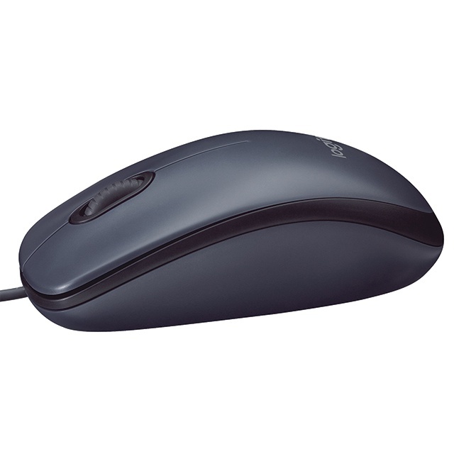 LOGITECH M90 Wired USB Mouse, 1000 DPI Optical Tracking, Ambidextrous PC /  Mac / Laptop - Gray – BMSTAR®