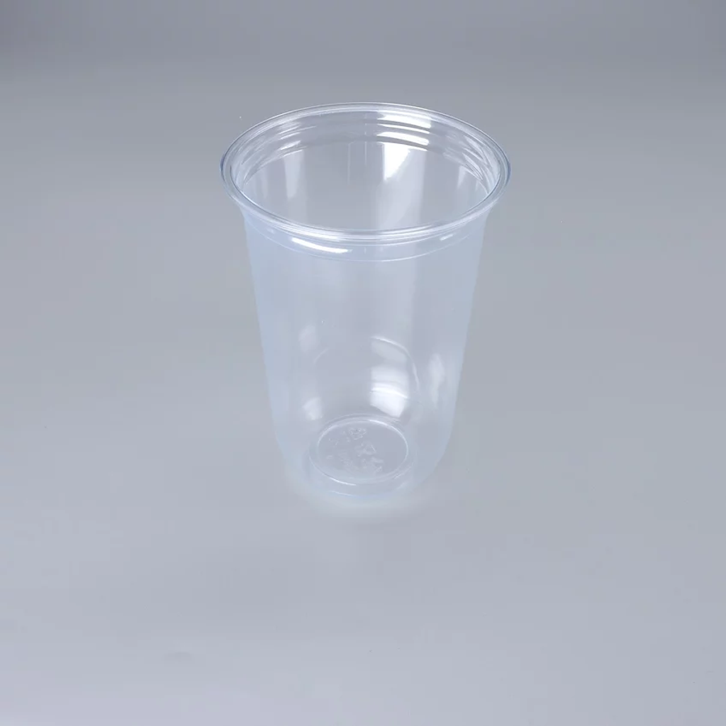 98MM PET Clear U Shape Cup With Flat Lid.jpg