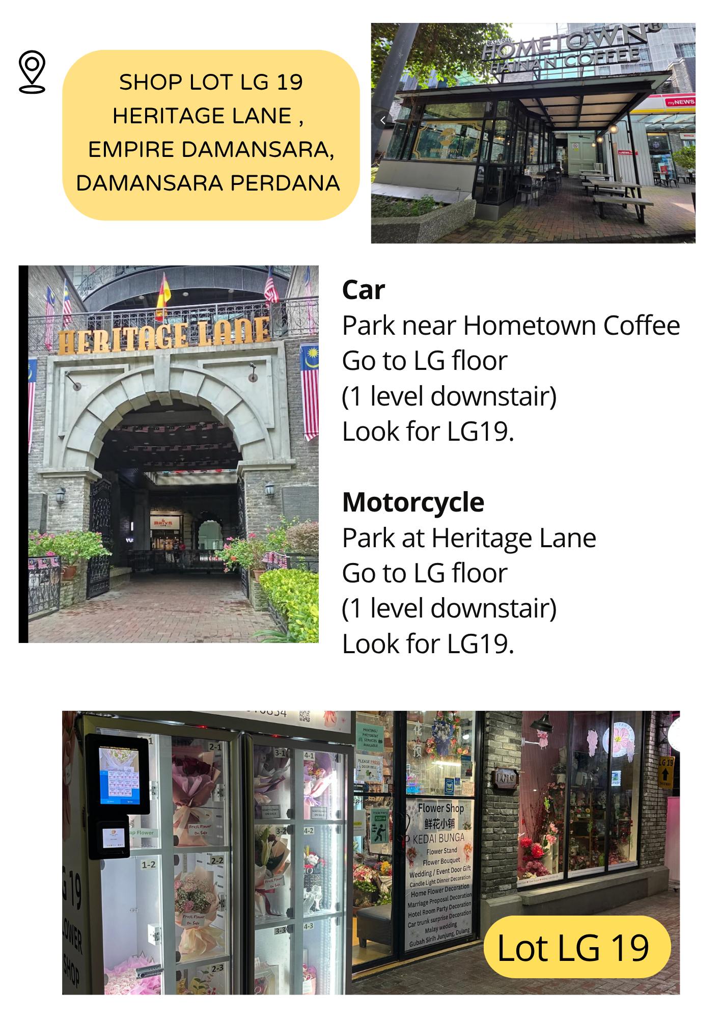 LG-19 Empire Damansara 47820 Petaling Jaya, Selangor.