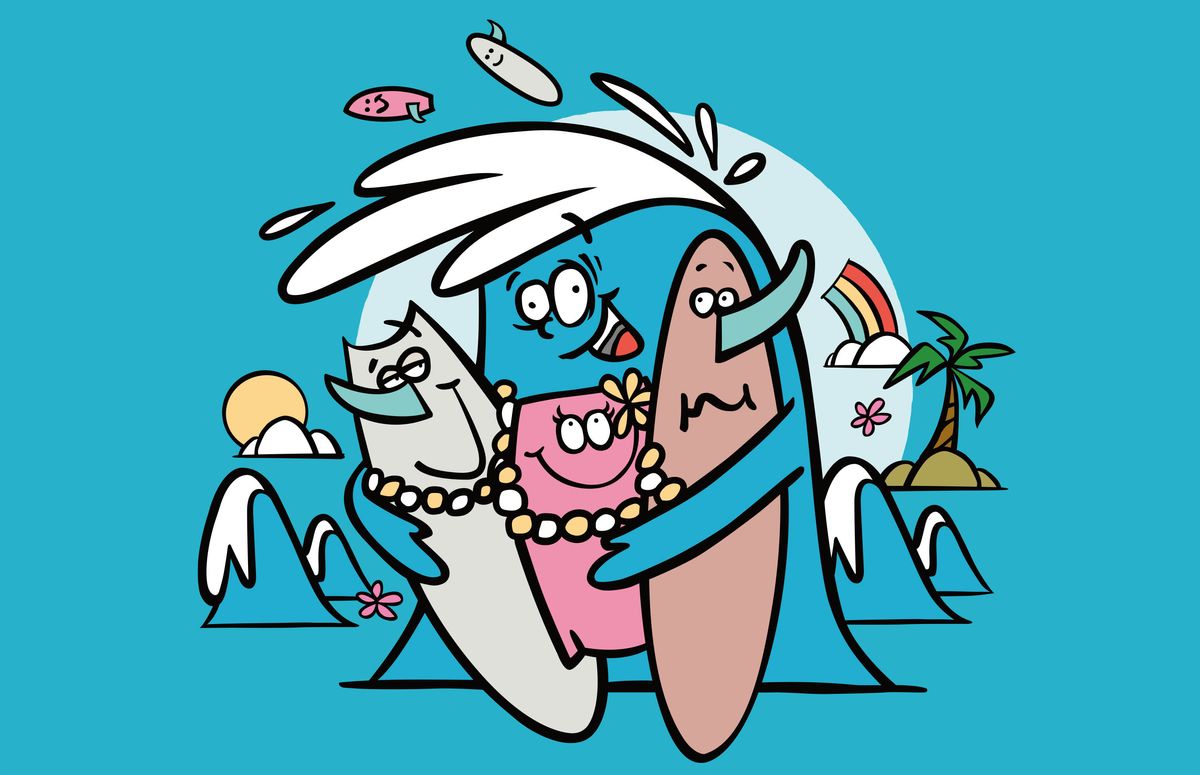 Visual Logo Design: "Jialeshuei International Surfing Festival"