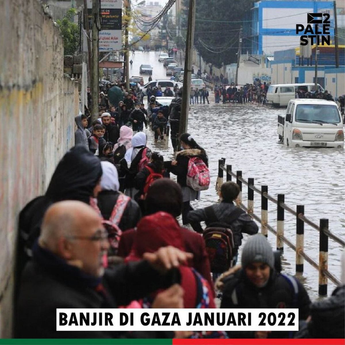 Sejuk Melampau Masalah Banjir Gaza