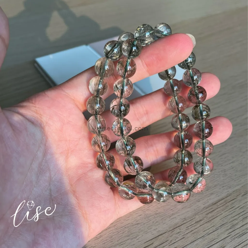 Green Rutilated Quartz- 9MM