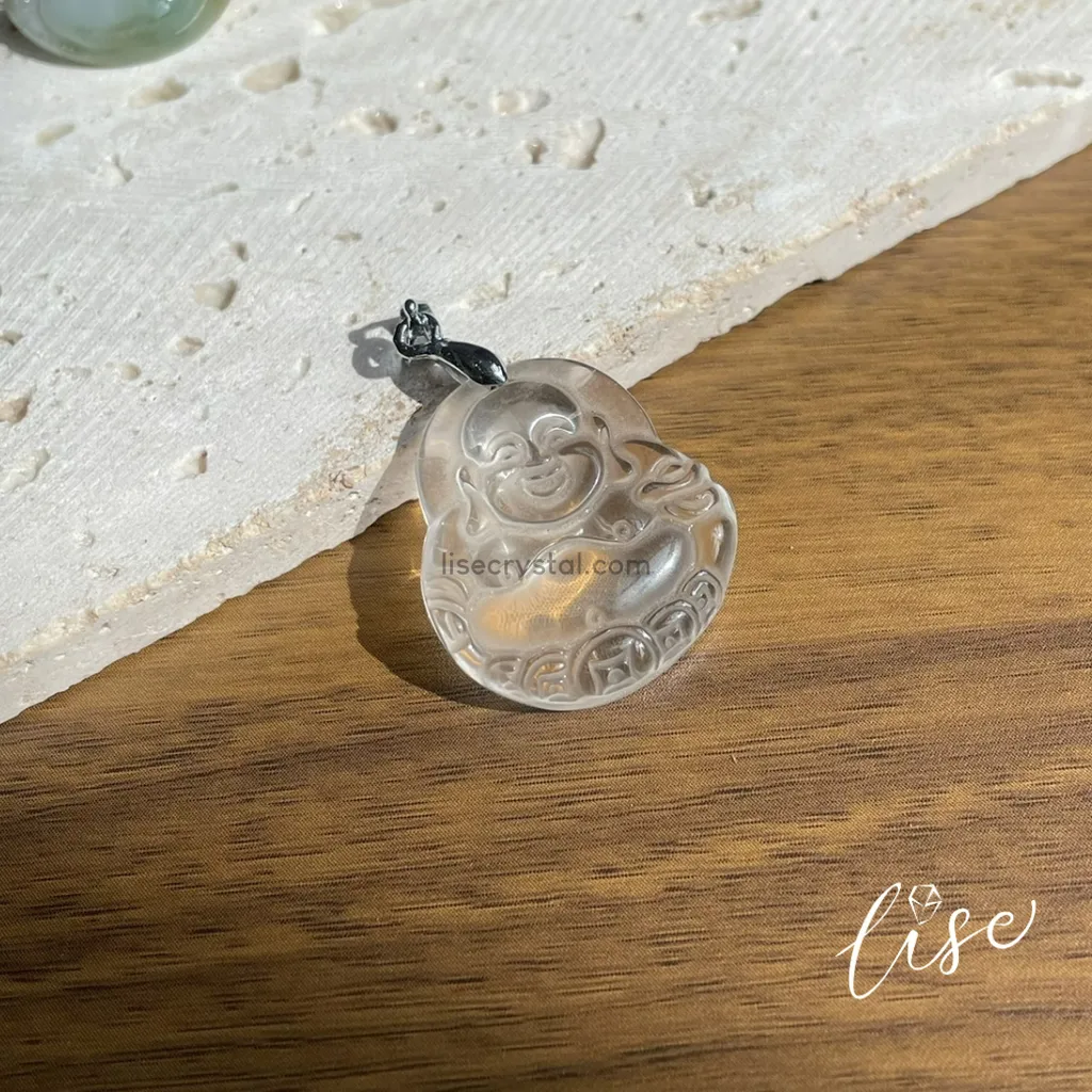 Happy Buddha Clear Quartz