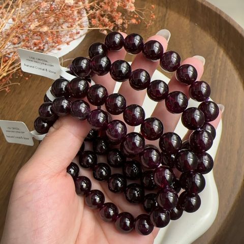 紫牙乌石榴石】Garnet 9-10mm – Lise Crystal & Gemstones