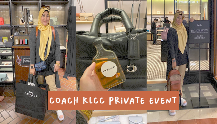 personal shopper coach handbag branded malaysia coach vip event