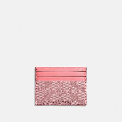 CARD CASE IN SIGNATURE JACQUARD 1