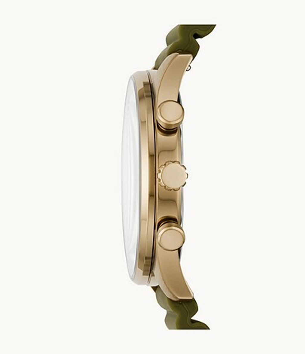 handbagbranded.com getlush jam tangan fossil outlet ready malaysia Sullivan Multifunction Olive Green Silicone Watch 1