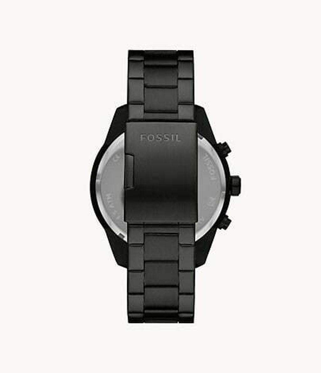 handbagbranded.com getlush jam tangan fossil outlet ready malaysia Brox Multifunction Black Stainless Steel Watch 1