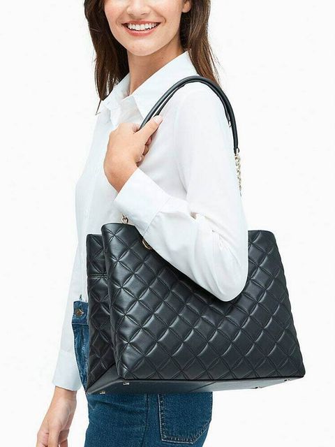 handbagbranded.com getlush outlet personalshopper usa malaysia ready stock Kate Spade Natalia Tote in Black 2