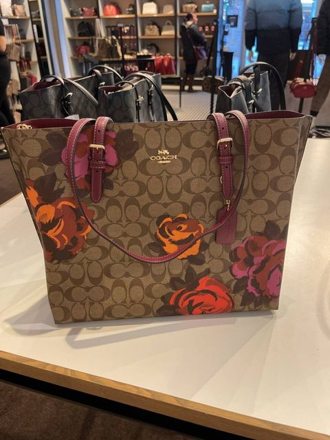 handbangbranded.com getlush outlet coach preorder personal shopper coach trusted  Mollie Tote In Signature Canvas With Jumbo Floral Print 2