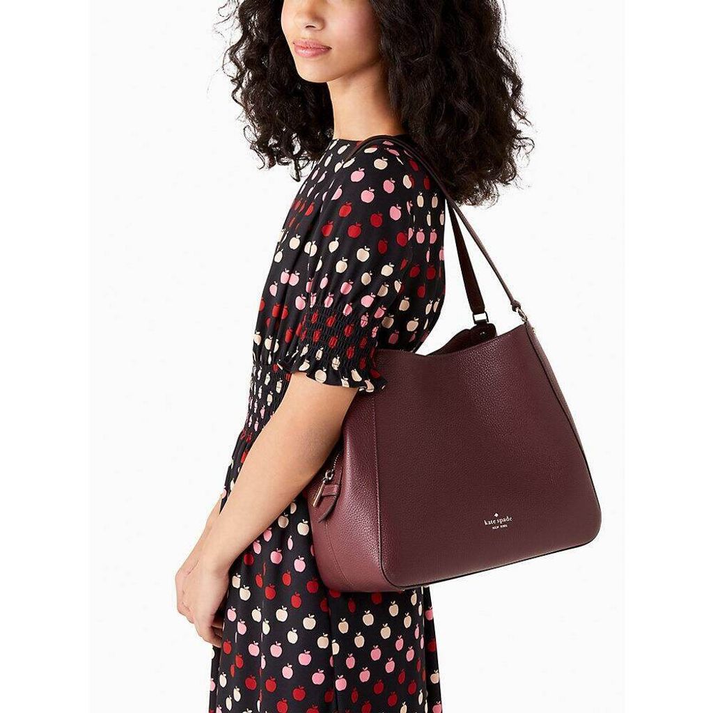 handbagbranded.com getlush outlet personalshopper usa malaysia ready stock  Kate Spade Leila Medium Triple Compartment Shoulder Bag in Cherrywood