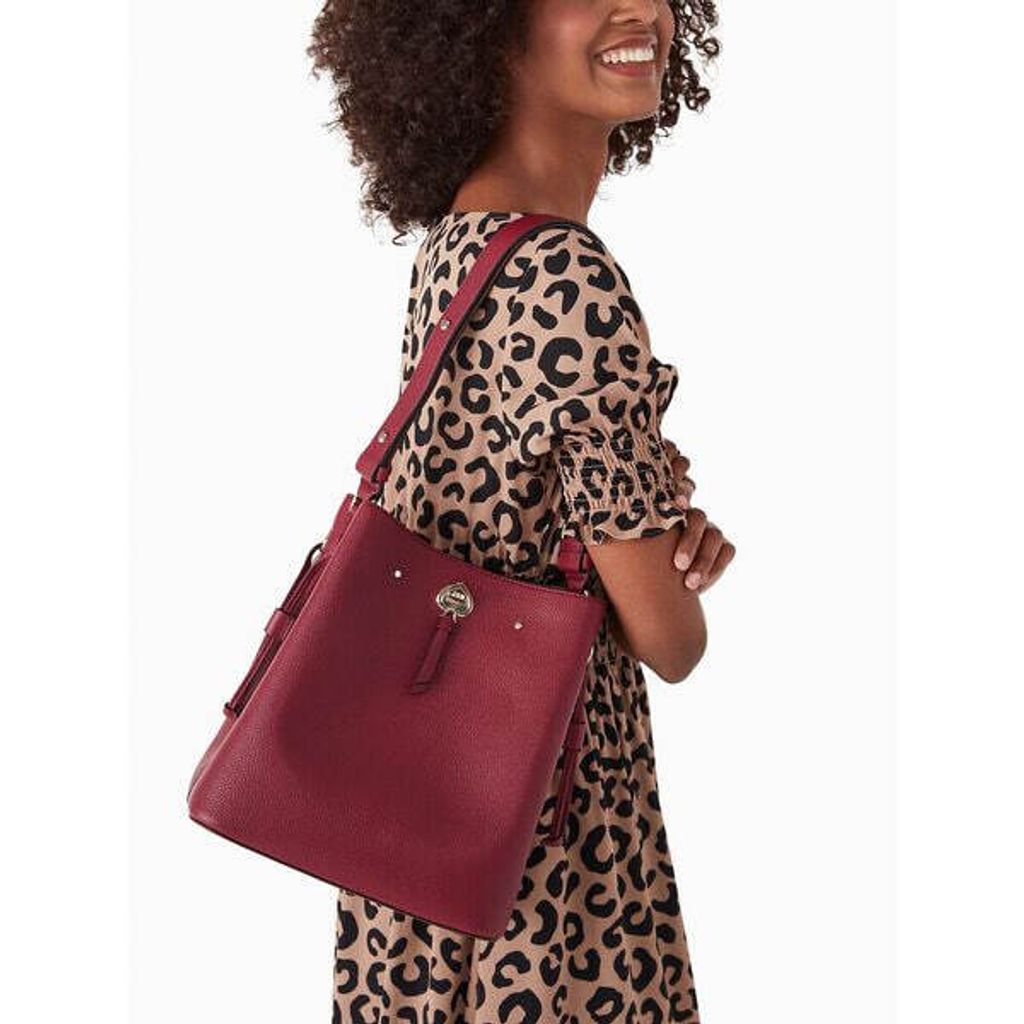 Kate Spade Marti Large Bucket Bag- Deep Berry – Personal Shoppers in ...