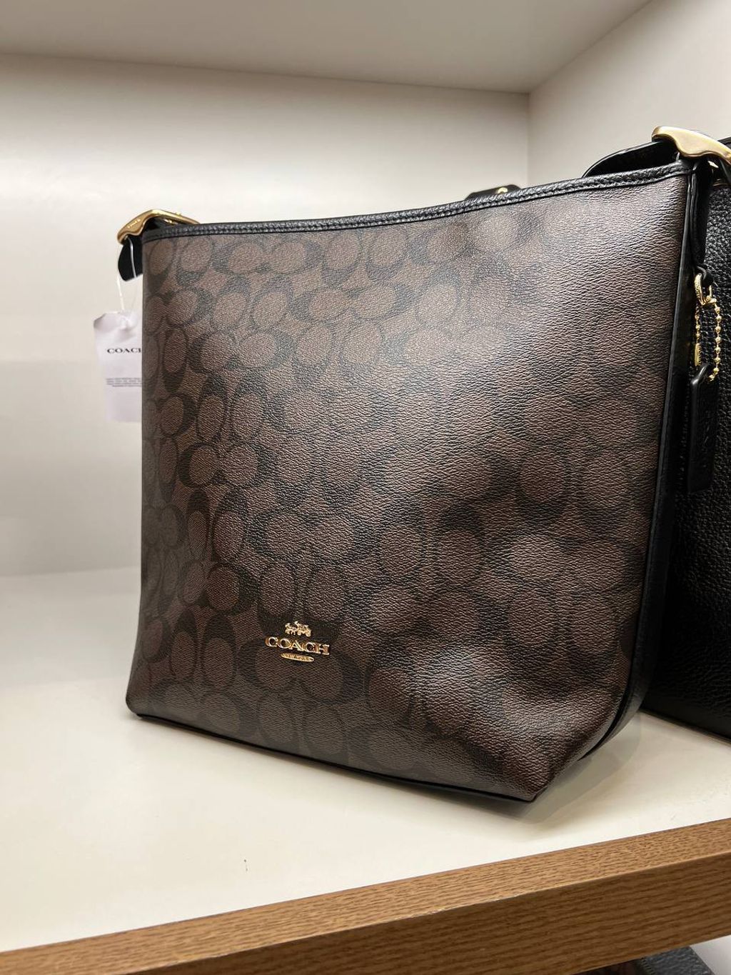 Coach Val Duffle in Signature Canvas in Brown/Black – Personal Shoppers ...