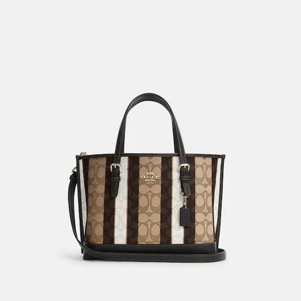 COACH Mollie Tote 25 In Signature Jacquard With Stripes – Personal ...