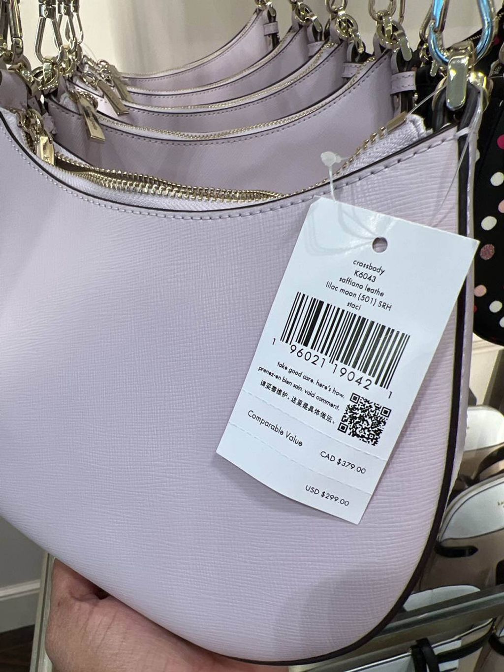 handbagbranded.com getlush outlet personalshopper usa malaysia ready stock Kate Spade Staci Crossbody in Lilac Moon 1