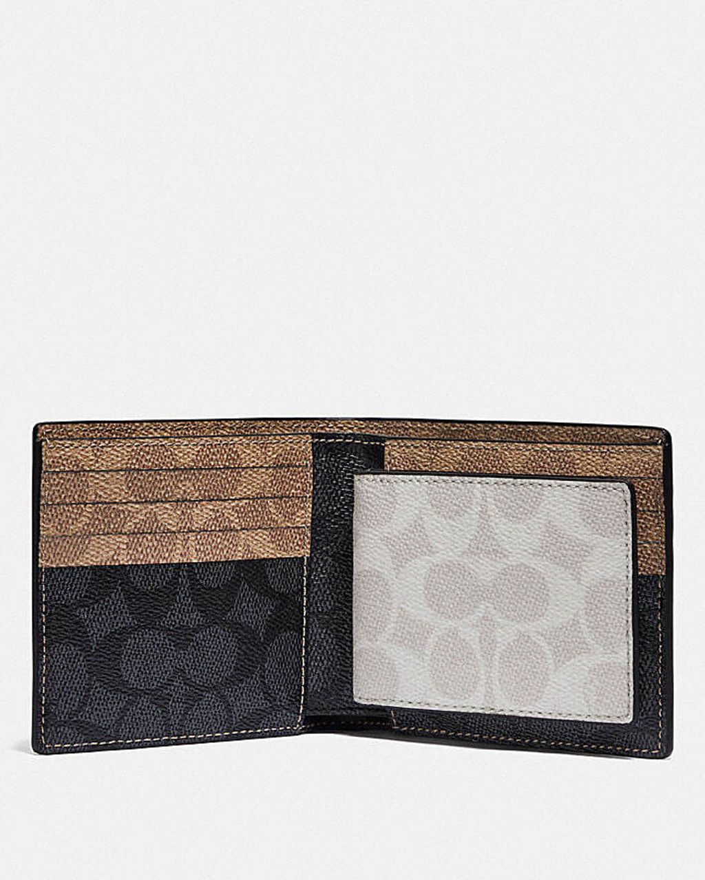 handbagbranded.com getlush outlet personalshopper usa malaysia ready stock Coach WALLET IN COLORBLOCK SIGNATURE CANVAS 1