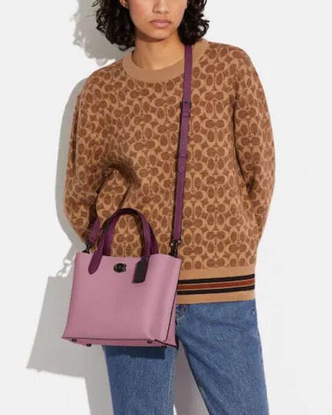 handbag branded coach outlet personalshopper usa malaysia ready stock  COACH WILLOW TOTE 24 1