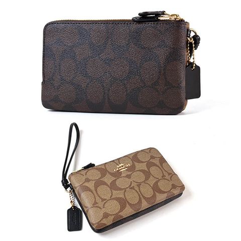 handbagbranded.com getlush outlet personalshopper usa malaysia ready stock Coach Small Double Zip Wristlet
