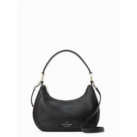 handbagbranded.com getlush outlet personalshopper usa malaysia ready stock Kate Spade Leila Pebbled Leather Shoulder Bag in Black 2