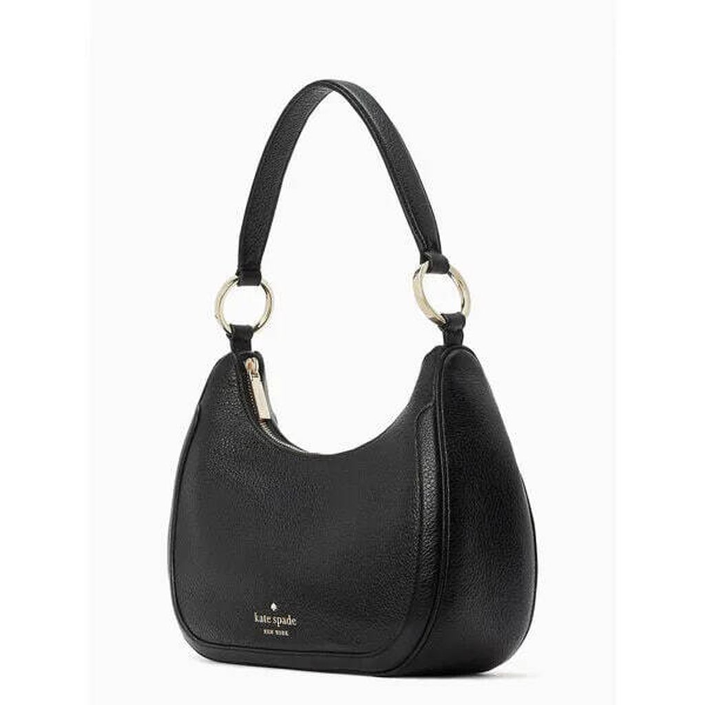 handbagbranded.com getlush outlet personalshopper usa malaysia ready stock Kate Spade Leila Pebbled Leather Shoulder Bag in Black 1