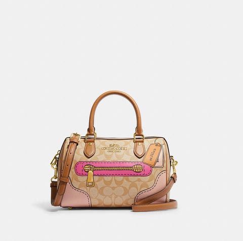 Coach Outlet Nolita 19 In Signature Canvas With Bee Print In Multi