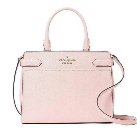 handbagbranded.com getlush outlet personalshopper usa malaysia ready stock Kate Spade Staci Medium Satchel in Chalk Pink 2
