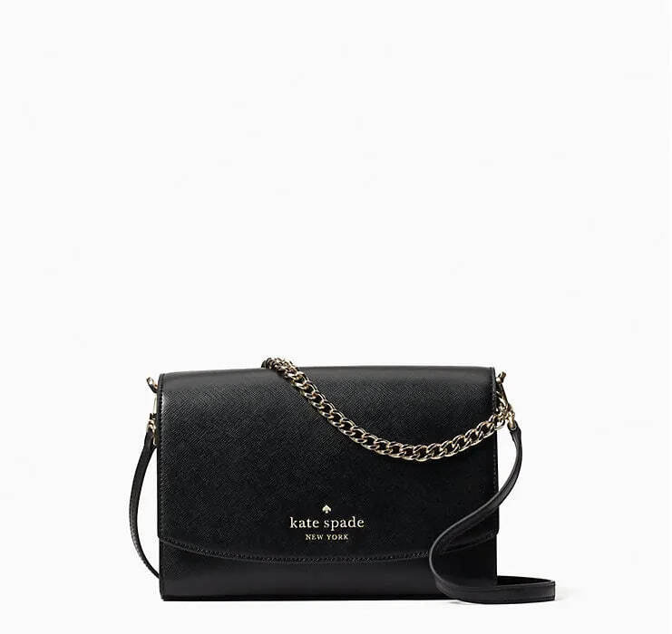 Kate Spade Carson Convertible Crossbody in Black Personal Shoppers in Malaysia for Coach Malaysia and all branded outlet in USA handbagbranded