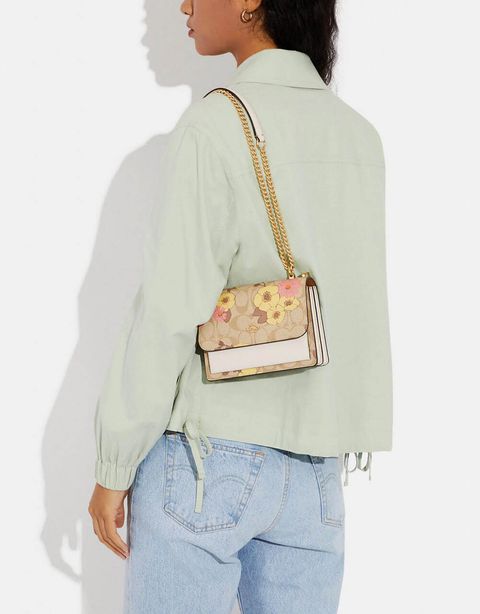 handbagbranded.com getlush outlet personalshopper usa malaysia ready stock coach Mini Klare Crossbody In Signature Canvas With Floral Cluster Print 4