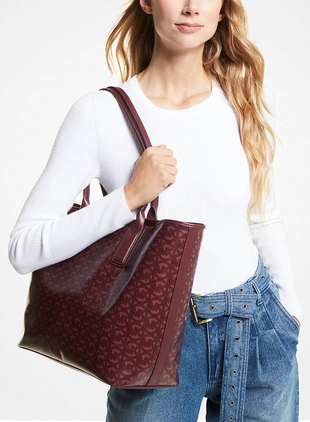 Merlot michael kors clearance bag