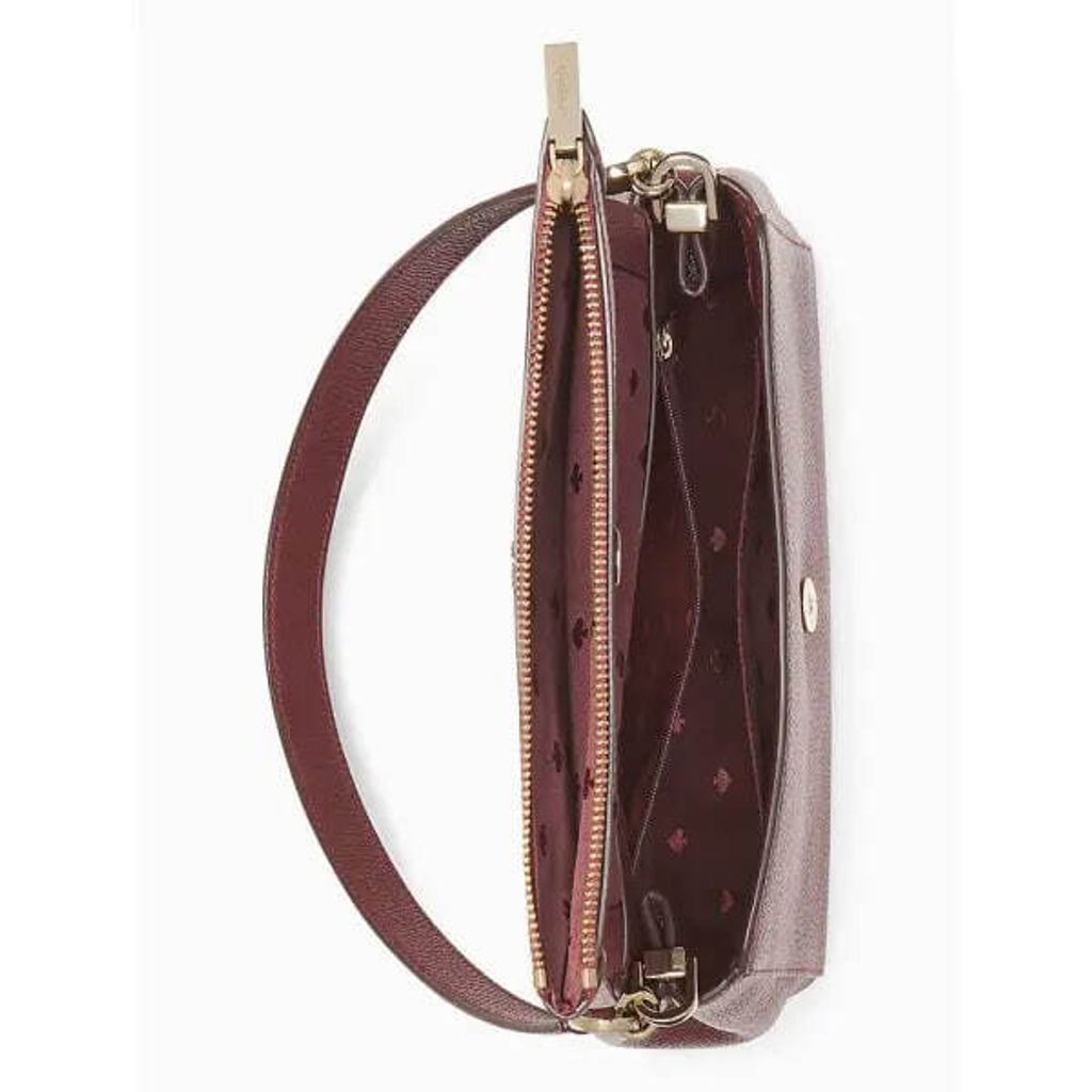 handbagbranded.com getlush outlet personalshopper usa malaysia ready stock kate spade Leila Medium Flap Shoulder Bag- Cherrywood  2
