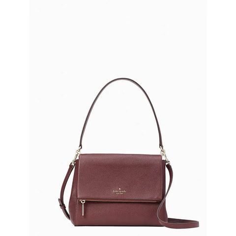 handbagbranded.com getlush outlet personalshopper usa malaysia ready stock kate spade Leila Medium Flap Shoulder Bag- Cherrywood