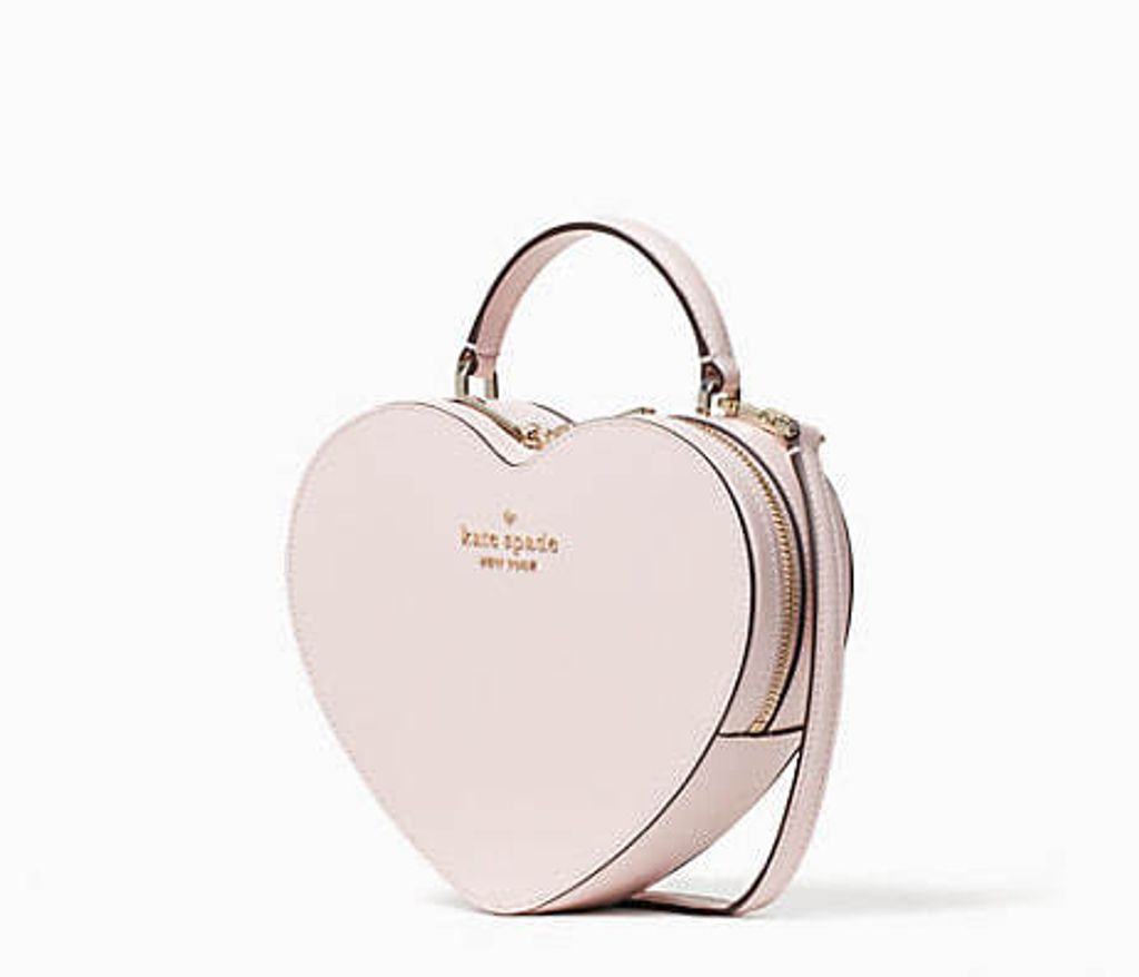 handbagbranded.com getlush outlet personalshopper usa malaysia ready stock kate spade Love Shack Heart Purse – Chalk Pink 1
