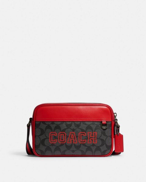 handbagbranded.com getlush outlet personalshopper usa malaysia ready stock Coach Malaysia Graham Crossbody In Signature Canvas With Varsity Motif