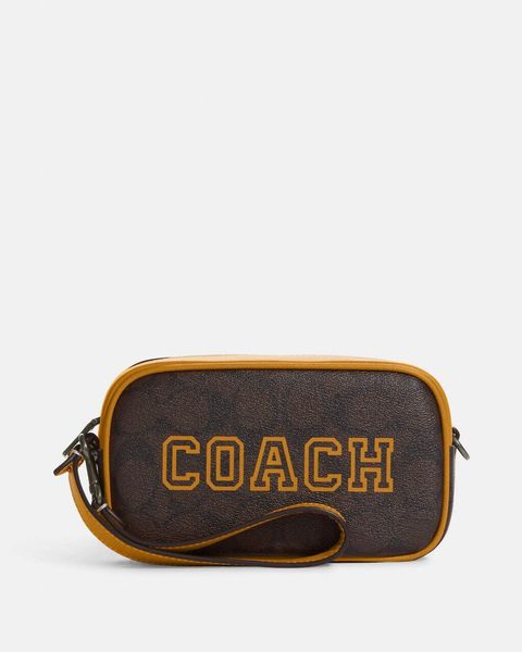 handbagbranded.com getlush outlet coach outlet personalshopper usa malaysia coach malaysia coach Jamie Wristlet In Signature Canvas With Varsity Motif