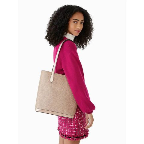 handbagbranded.com getlush outlet coach outlet personalshopper usa malaysia Kate Spade Tinsel Tote in Rose Gold 2