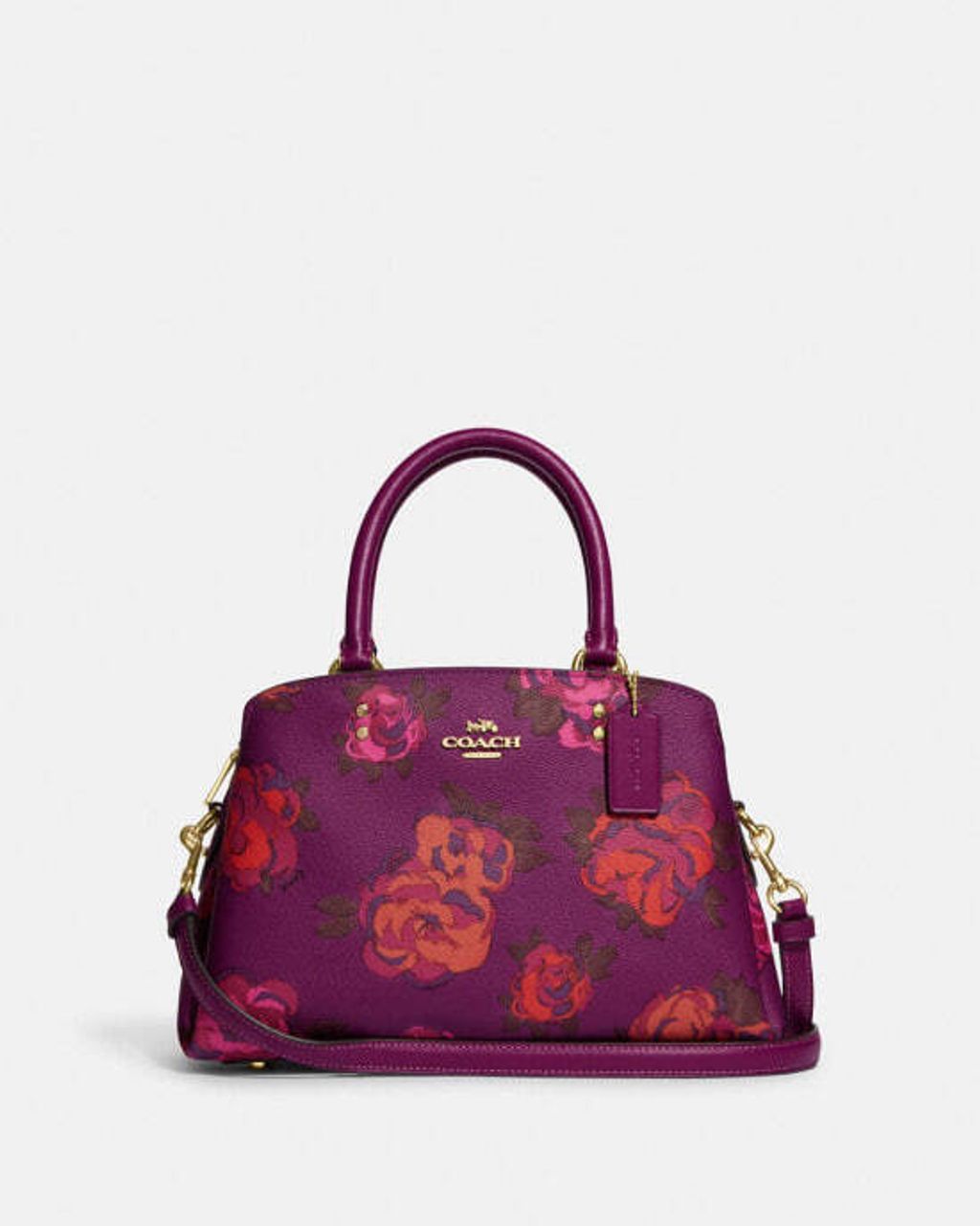 handbagbranded.com getlush outlet coach outlet personalshopper usa malaysia Kate Spade MALAYSIA COACH MALAYSIA  COACH Mini Lilile Jumbo Floral in Dark Magenta