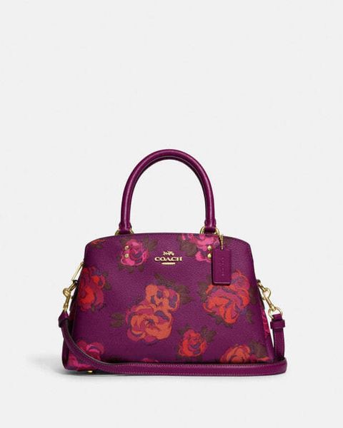 handbagbranded.com getlush outlet coach outlet personalshopper usa malaysia Kate Spade MALAYSIA COACH MALAYSIA  COACH Mini Lilile Jumbo Floral in Dark Magenta