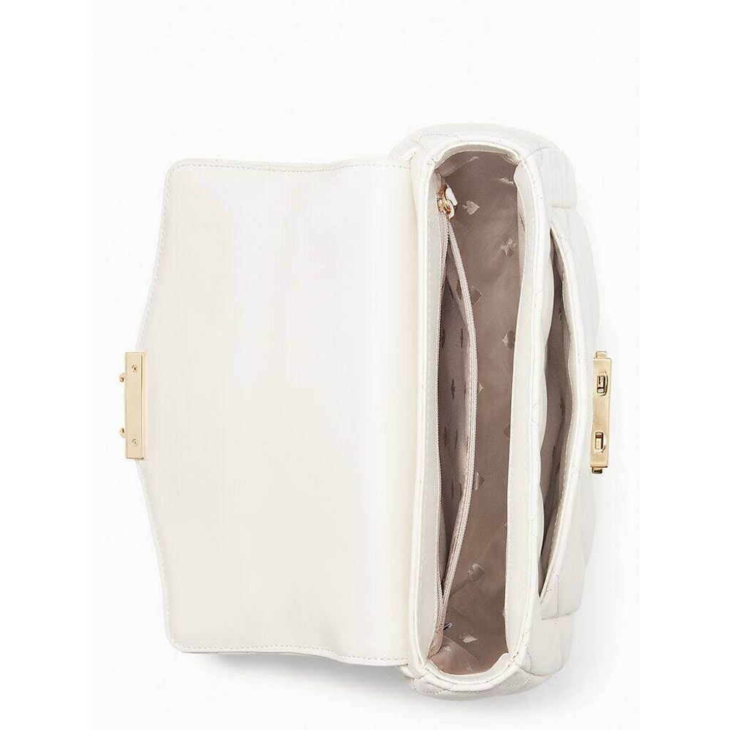 handbagbranded.com getlush outlet personalshopper usa malaysia ready stock kate spade malaysia Kate Spade Carey Small Flap Shoulder Bag in Parchment 2