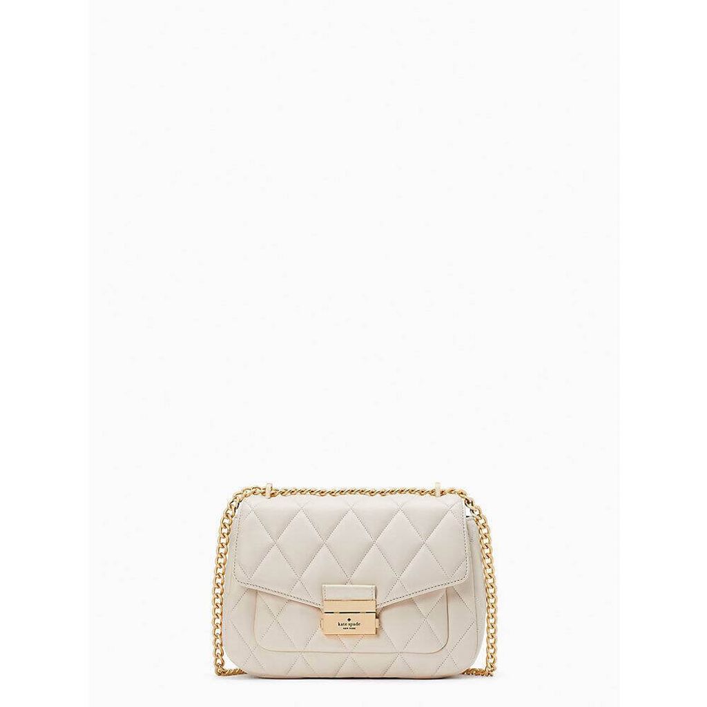 handbagbranded.com getlush outlet personalshopper usa malaysia ready stock kate spade malaysia Kate Spade Carey Small Flap Shoulder Bag in Parchment 4