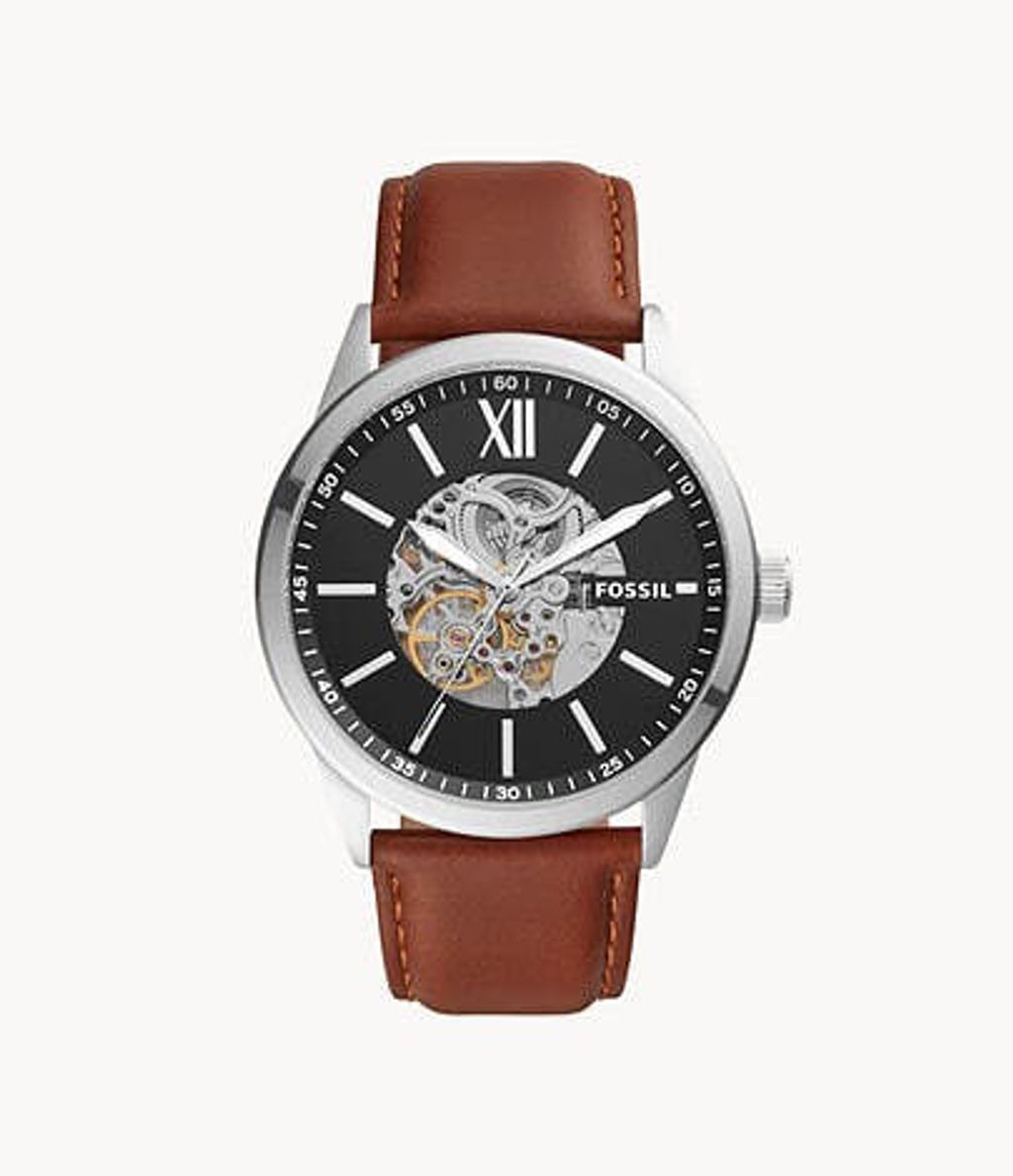 handbagbranded.com getlush outlet personalshopper usa malaysia ready stock fossil malaysia fossil Flynn Automatic Brown Leather Watch