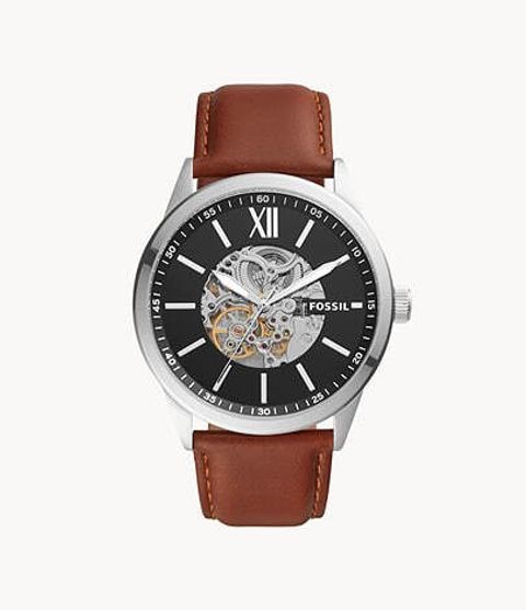 handbagbranded.com getlush outlet personalshopper usa malaysia ready stock fossil malaysia fossil Flynn Automatic Brown Leather Watch