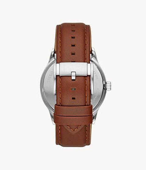 handbagbranded.com getlush outlet personalshopper usa malaysia ready stock fossil malaysia fossil Flynn Automatic Brown Leather Watch 1