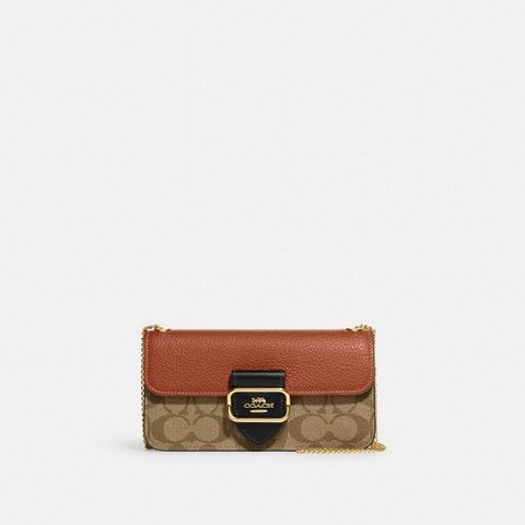 handbagbranded.com getlush outlet personalshopper usa malaysia ready stock Coach Malaysia Coach Morgan Crossbody In Colorblock Signature Canvas Khaki Multi