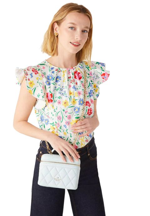 handbagbranded.com getlush outlet personalshopper usa malaysia ready stock Kate Spade Carey Trunk Crossbody Bag in Turquoise 3