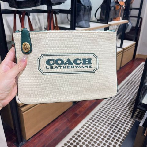 handbagbranded.com getlush outlet personalshopper usa malaysia ready stock coach malaysia Coach Canvas Latch Bag Flat Bag Pouch