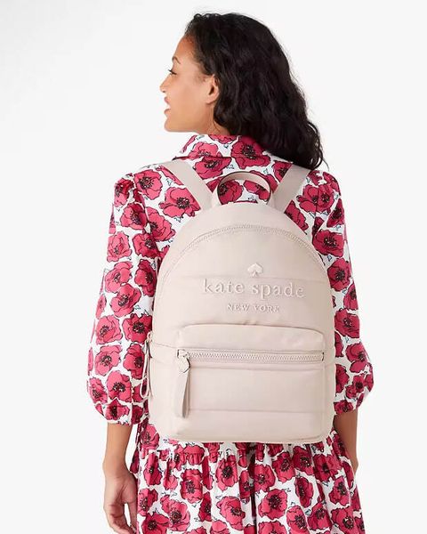 handbagbranded.com getlush outlet personalshopper usa KATE SPADE malaysia ready stock Kate Spade Ella Large Puffy Backpack in Warmbeige 2