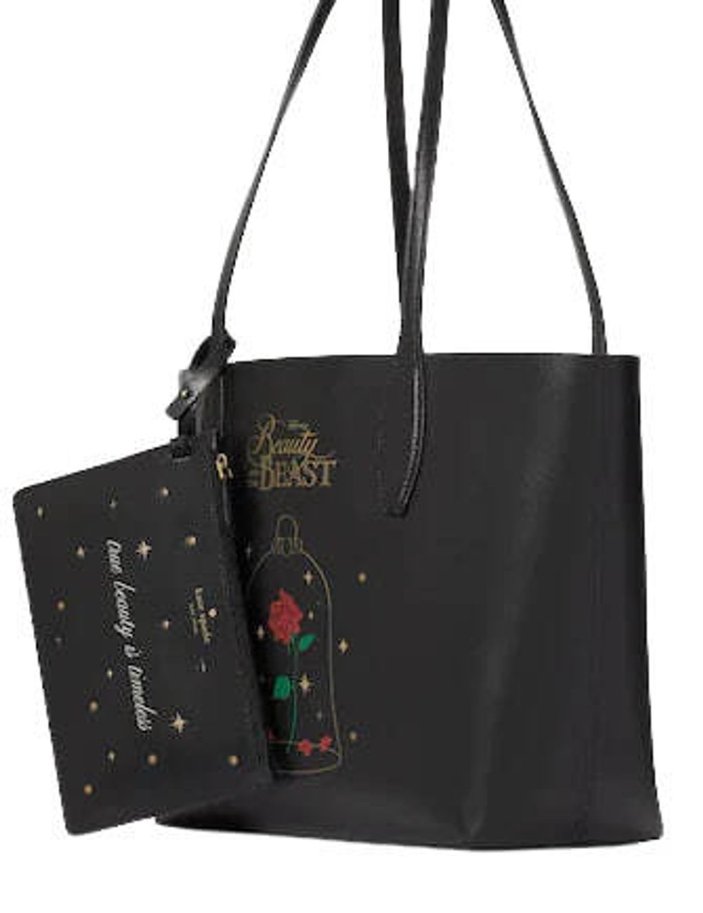 handbagbranded.com getlush outlet kate spade outlet personalshopper usa kate spade malaysia KATE SPADE X Disney Beauty And The Beast Small Reversible Tote 1