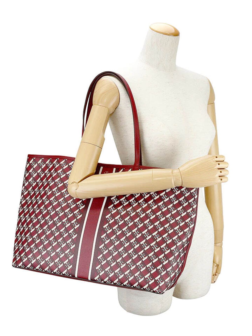 handbagbranded.com getlush outlet personalshopper usa malaysia ready stock tory burch malaysia tory burch Geo Logo Tote With Stripe 1