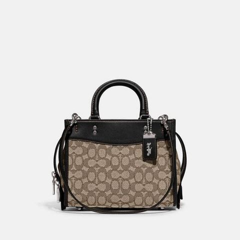 handbagbranded.com getlush outlet personalshopper usa malaysia ready stock coach malaysia Rogue 25 In Signature Textile Jacquard