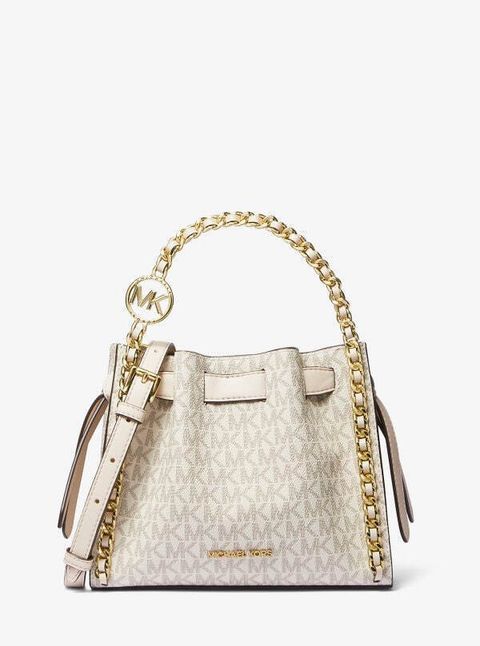 handbagbranded.com getlush outlet personalshopper usa KATE SPADE malaysia ready stock Michael Kors Mina Small Chain Crossbody in Signature Cream Multi 1